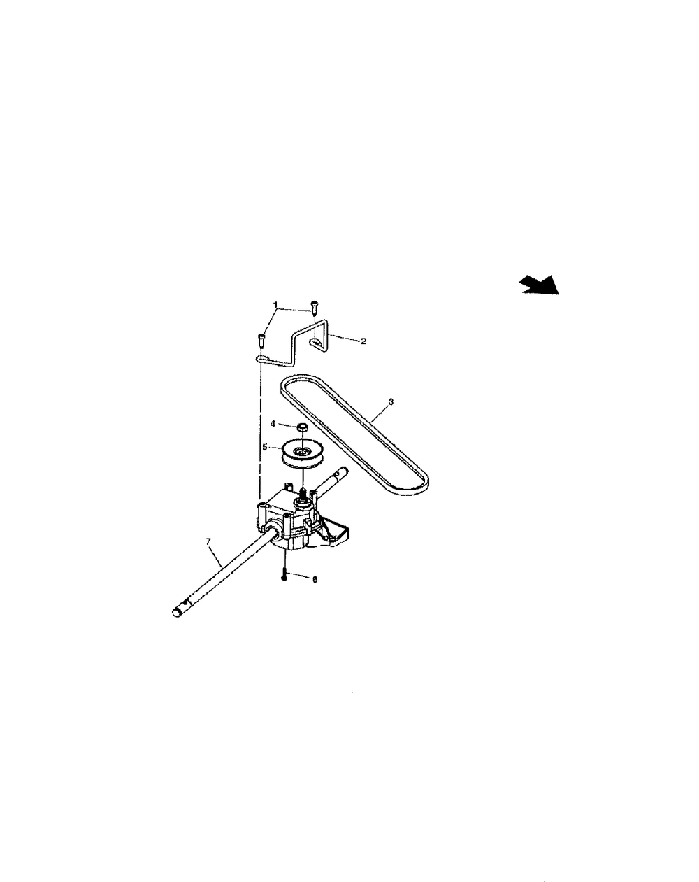 Transmission Diagram and Parts List for 7800237-JS35FC 2009 Briggs and Stratton Lawn Tractor Accessories